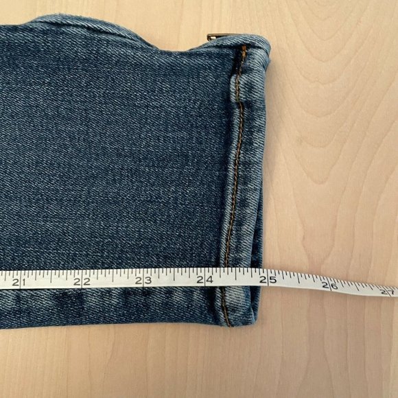 J Brand Capri Zip Skinny Leg Denim Tone Jeans Women's 25 - Picture 6 of 9
